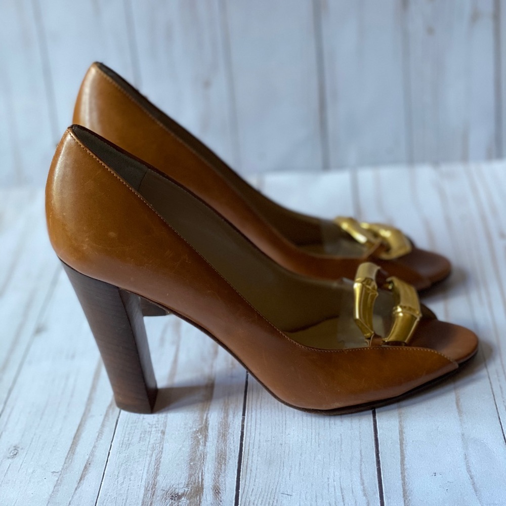 Authentic Michael Kors Open Toe Pump